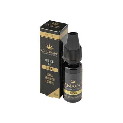 Canavape® 1000mg CBG+CBD Additive - 10ml