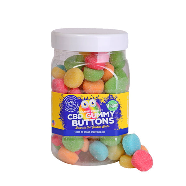 Orange County CBD 10mg Gummy Buttons - Large Pack - Clearance 50% Off!