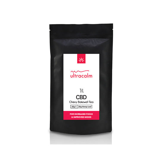 Ultracalm 1.5% CBD Hemp Tea - Cherry Bakewell 40g