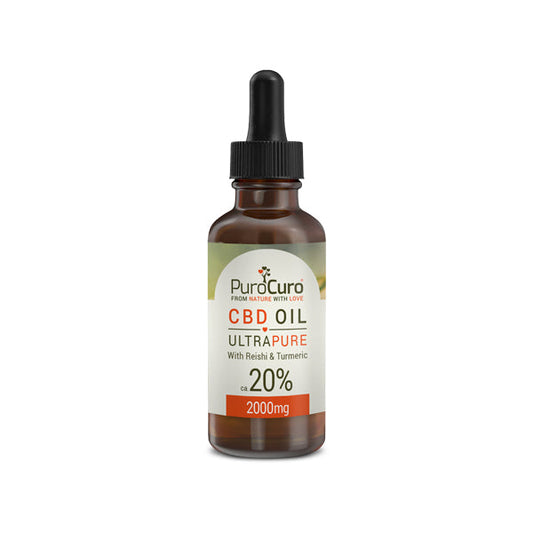 PuroCuro 20% Ultra Pure 2000mg CBD Oil 10ml