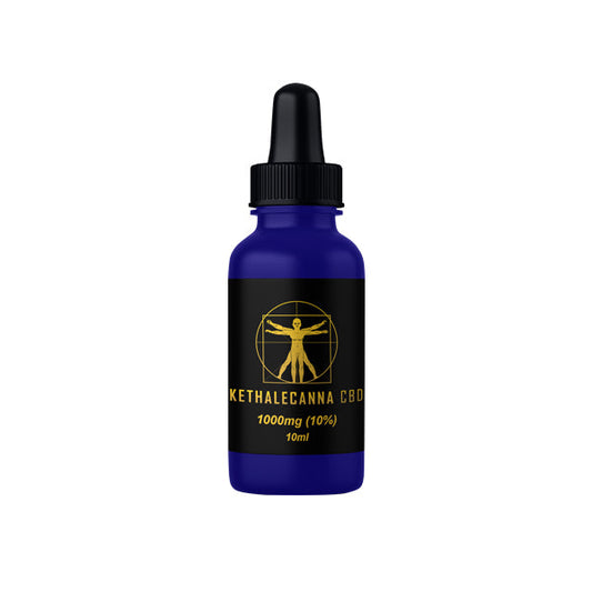 Kethalecanna 1000mg CBD Low Taste CBD Oil 10ml