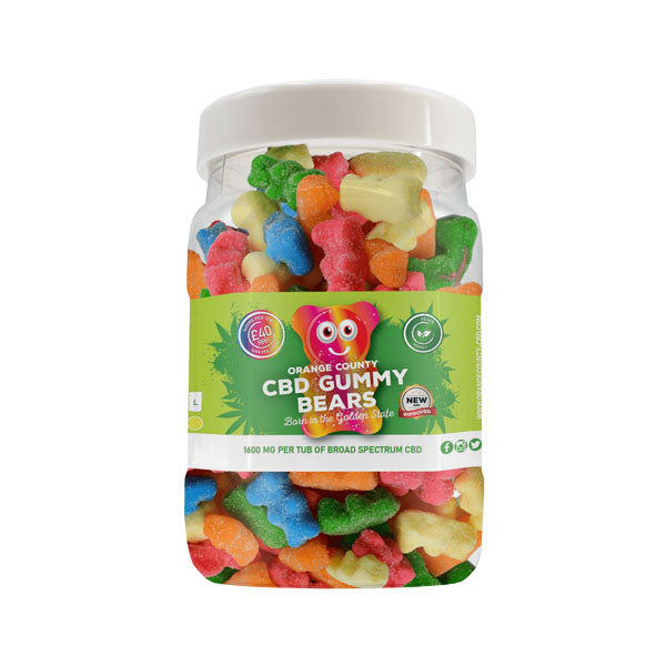 Orange County CBD 1600mg Gummies - Large Pack