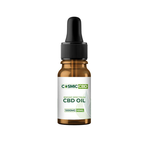 Cosmic CBD 1000mg CBD Organic Broad Spectrum Tincture Oil - 10ml