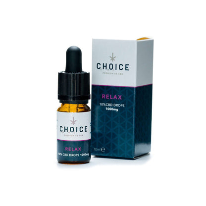 Choice 1000mg CBD Relax Oil Drops 10ml