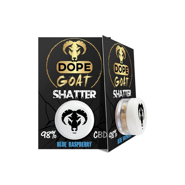 Dope Goat Shatter 98% CBD 1g