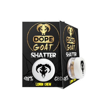 Dope Goat Shatter 98% CBD 1g