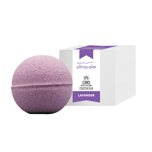 Ultracalm 20mg CBD Luxury Essential oil CBD Bath Bombs 170g