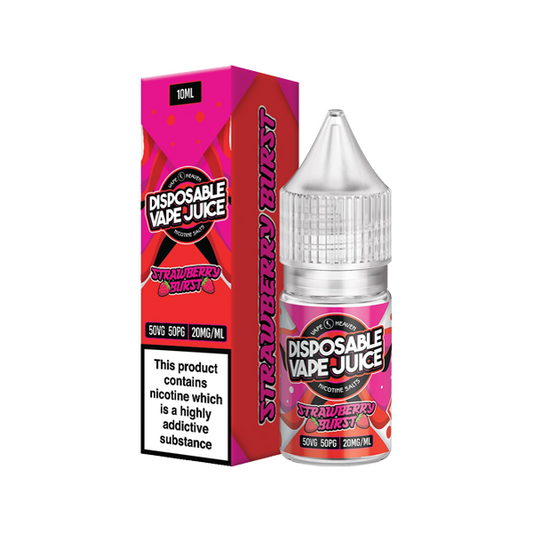 20mg Vape Heaven Disposable Vape Juice 10ml Nic Salts (50VG/50PG)