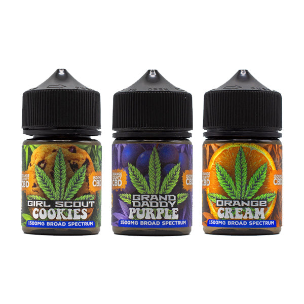 Orange County CBD Cali Range 1500mg CBD 50ml E-liquid (60VG/40PG)