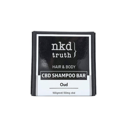 NKD 50mg CBD Speciality Body & Hair Shampoo Bar 100g - Oud