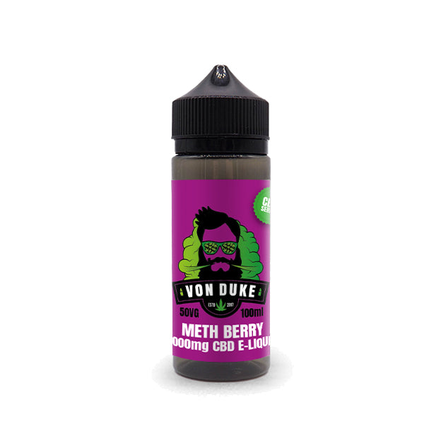 Von Duke 1000mg CBD Vaping Liquid 100ml (50PG/50VG)