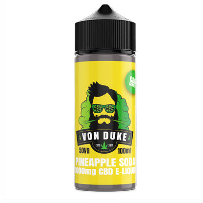 Von Duke 1000mg CBD Vaping Liquid 100ml (50PG/50VG)