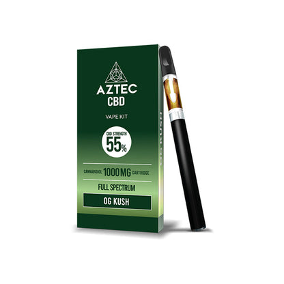 Aztec CBD 1000mg Vape Kit - 1ml