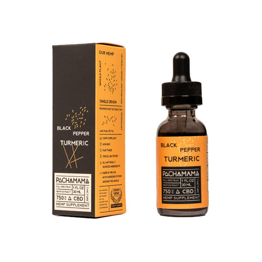 Pachamama 750mg CBD Tincture Oil 30ml - Natural