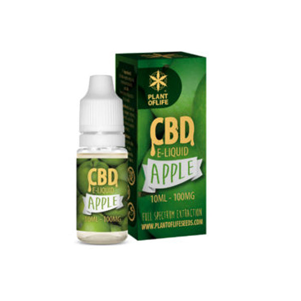 Plant Of Life 100mg CBD Vaping Liquid 10ml (50PG/50VG)