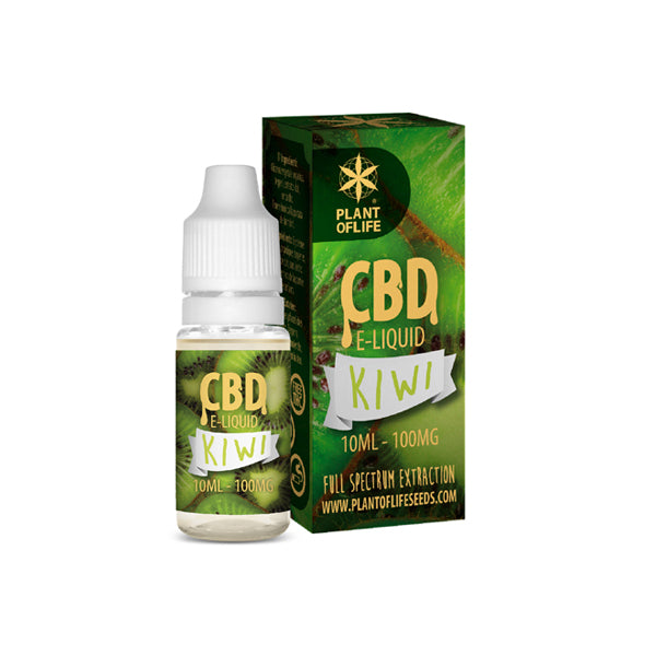 Plant Of Life 100mg CBD Vaping Liquid 10ml (50PG/50VG)