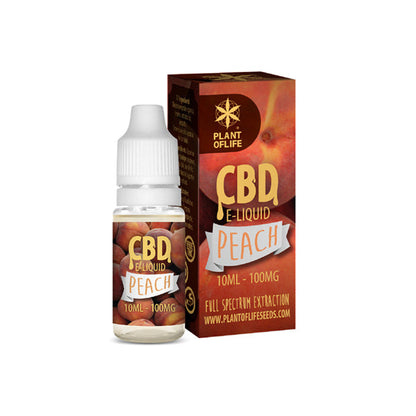 Plant Of Life 100mg CBD Vaping Liquid 10ml (50PG/50VG)