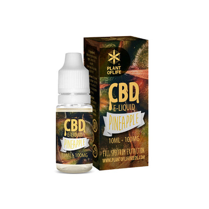 Plant Of Life 100mg CBD Vaping Liquid 10ml (50PG/50VG)