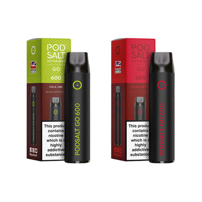 20mg Pod Salt Go 600 Disposable Vape Device 600 Puffs