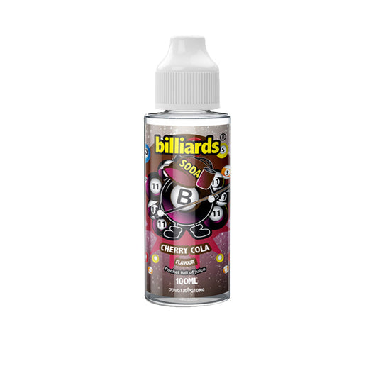 Billiards Soda Range 0mg 100ml Shortfill (70VG/30PG)