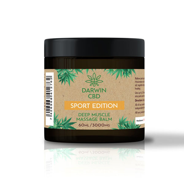 Darwin CBD 3000mg CBD Sport Edition Massage Balm - 60ml