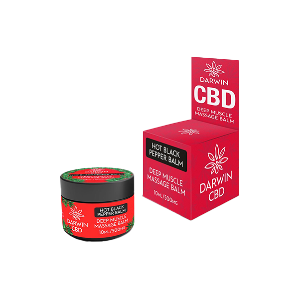 Darwin CBD 500mg Hot Black Pepper Balm - 10ml