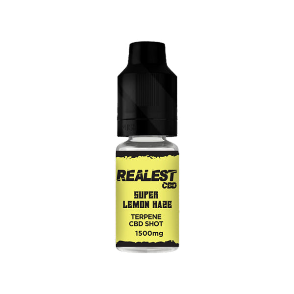 Realest CBD 1500mg Terpene Infused CBD Booster Shot 10ml (BUY 1 GET 1 FREE)