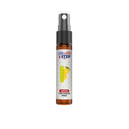 1 Step CBD 500mg CBD Mouth Spray 10ml (BUY 1 GET 1 FREE)