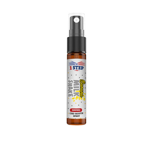 1 Step CBD 500mg CBD Mouth Spray 10ml (BUY 1 GET 1 FREE)