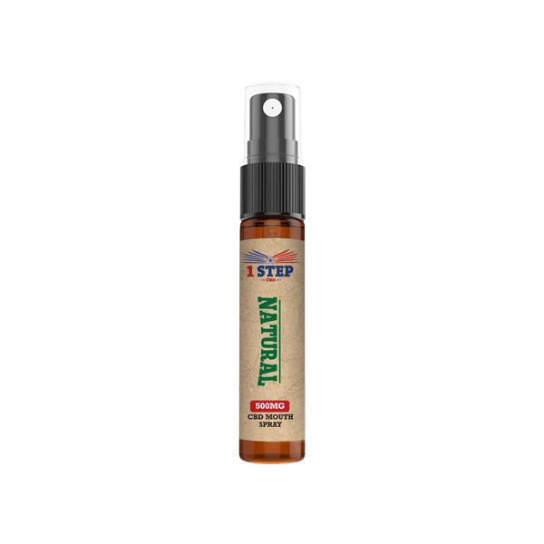 1 Step CBD 500mg CBD Natural Mouth Spray 10ml (BUY 1 GET 1 FREE)