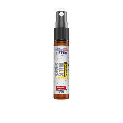 1 Step CBD 1500mg CBD Mouth Spray 10ml (BUY 1 GET 1 FREE)