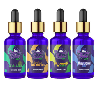 Purple Dank CBD Flavoured CBD Oil 1200mg CBD Oil 30ml (BUY 1 GET 1 FREE)