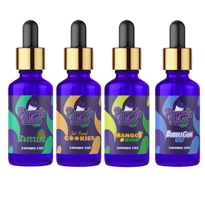 Purple Dank CBD Flavoured CBD Oil 2400mg CBD Oil 30ml (BUY 1 GET 1 FREE)