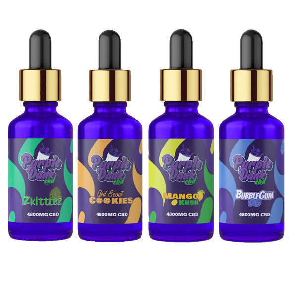 Purple Dank CBD Flavoured CBD Oil 4800mg CBD Oil 30ml (BUY 1 GET 1 FREE)