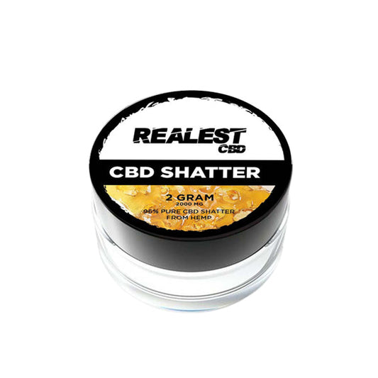 Realest CBD 2000mg CBD Shatter (BUY 1 GET 1 FREE)