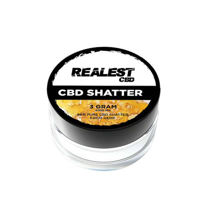 Realest CBD 3000mg CBD Shatter (BUY 1 GET 1 FREE)