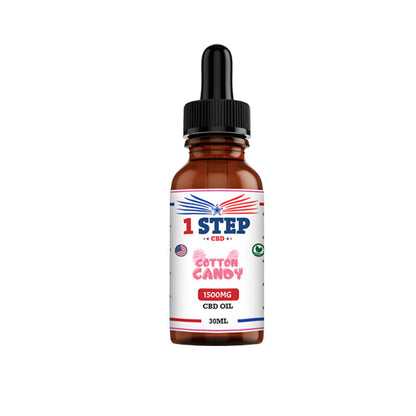 1 Step CBD 1500mg CBD Flavoured Oil 30ml (BUY 1 GET 1 FREE)