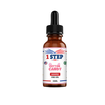 1 Step CBD 3000mg CBD Flavoured Oil 30ml (BUY 1 GET 1 FREE)