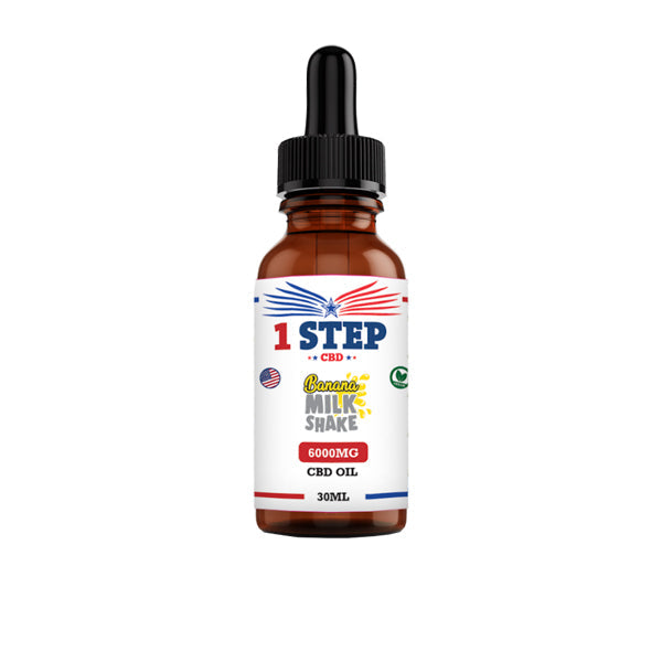 1 Step CBD 6000mg CBD Flavoured Oil 30ml (BUY 1 GET 1 FREE)