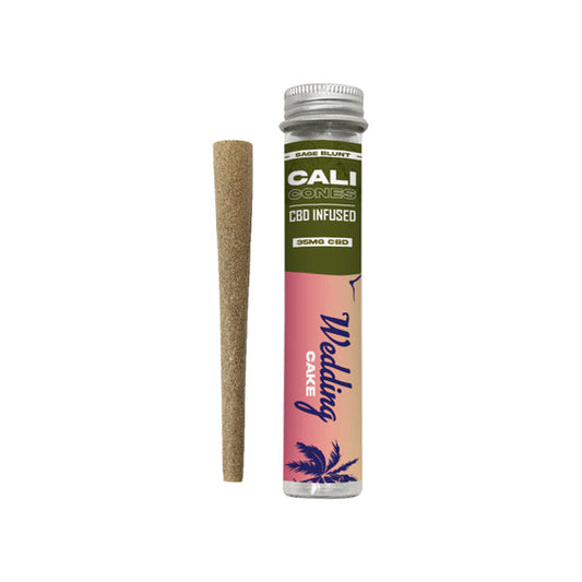 Cali Cones Sage 30mg Full Spectrum CBD Infused Cone - Wedding Cake