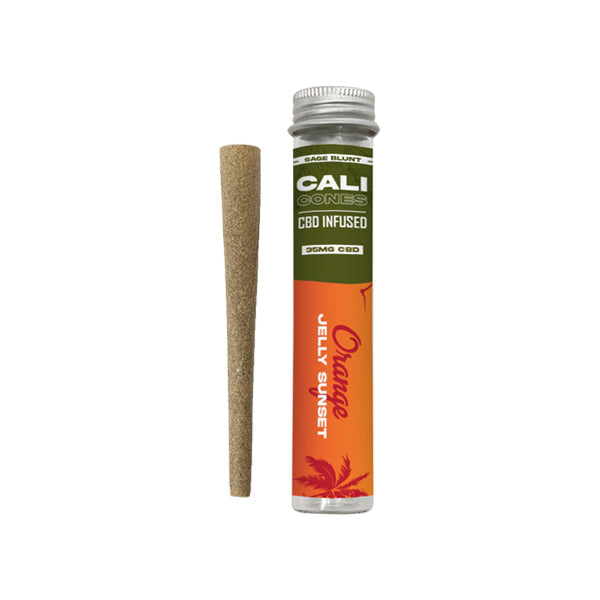 Cali Cones Sage 30mg Full Spectrum CBD Infused Cone - Orange Jelly Sunset