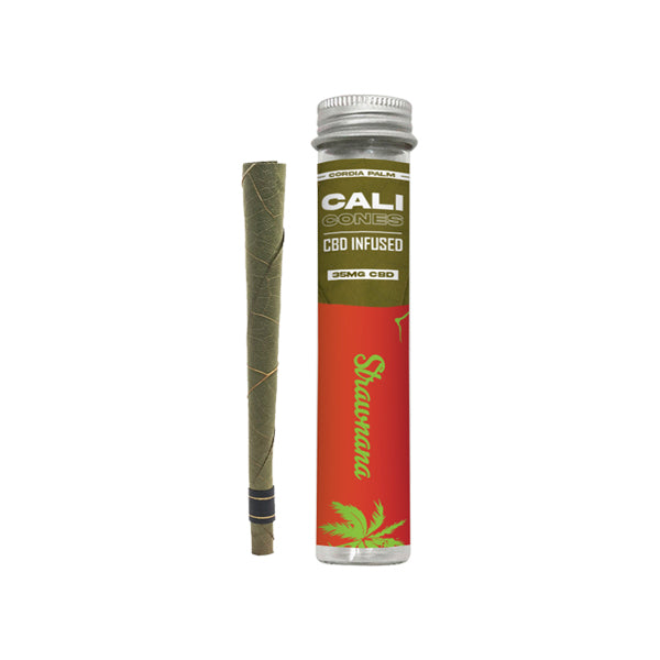 Cali Cones Cordia 30mg Full Spectrum CBD Infused Cone - Strawnana