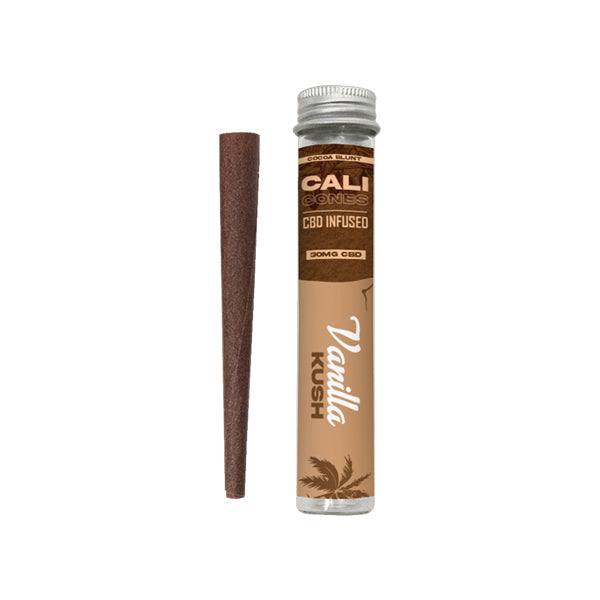 Cali Cones Cocoa 30mg Full Spectrum CBD Infused Cone - Vanilla Kush