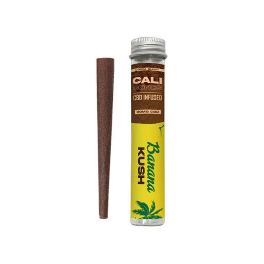 Cali Cones Cocoa 30mg Full Spectrum CBD Infused Cone - Banana Kush