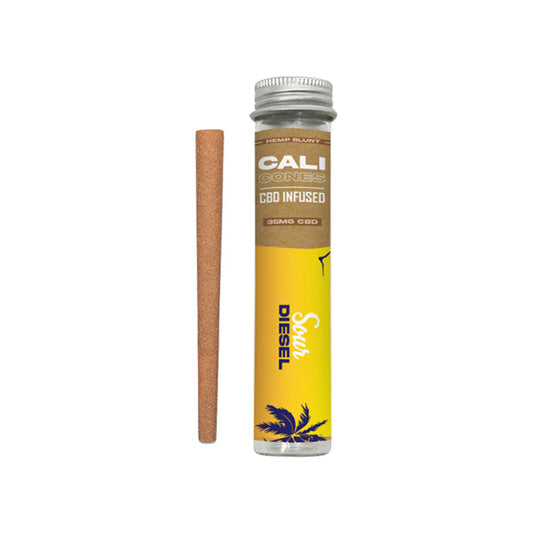 Cali Cones Hemp 30mg Full Spectrum CBD Infused Cone - Sour Diesel