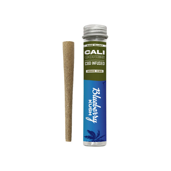 Cali Cones Sage 30mg Full Spectrum CBD Infused Cone - Blueberry Kush