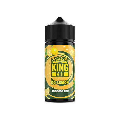 King CBD 1000mg CBD E-liquid 120ml (BUY 1 GET 1 FREE)