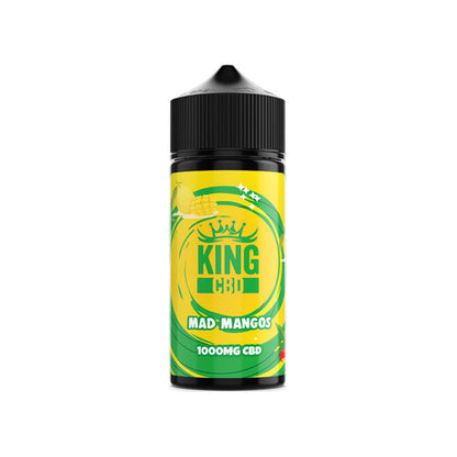 King CBD 1000mg CBD E-liquid 120ml (BUY 1 GET 1 FREE)