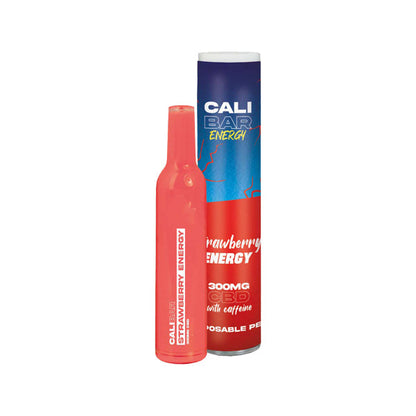 CALI BAR ENERGY with Caffiene Full Spectrum 300mg CBD Vape Disposable