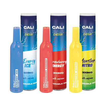 CALI BAR ENERGY with Caffiene Full Spectrum 300mg CBD Vape Disposable